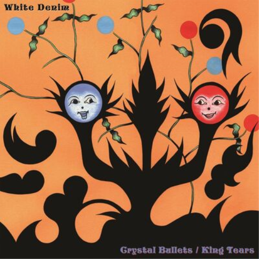 WHITE DENIM CRYSTAL BULLETS B/W KINGS TEARS (ORANGE & BLACK VINYL) (Vinyl LP)