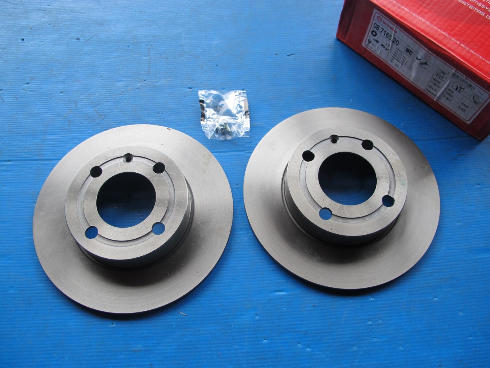 Disques de freins Brembo arrière de 232mm en fonte à haute teneur en carbone pour Seat Ibiza