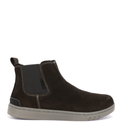 Woz? DAVID-50100-SUEDE-TAUPE-beige men's ankle boot AI25ut
