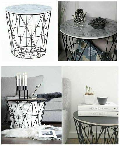 Vintage Wall Storage Unit Retro Wood Industrial Style Metal Wire Shelf Rack New - Picture 26 of 27