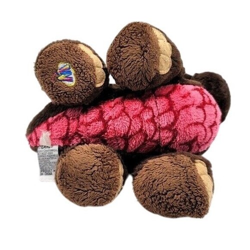 Webkinz Cocoa Dinosaur Plush Brown Red 9" Soft Stuffed Animal Spikes & Dots - Picture 7 of 10