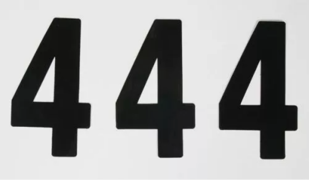 Factory Effex FX024344 Pro Number 7in. Black No.4 eBay