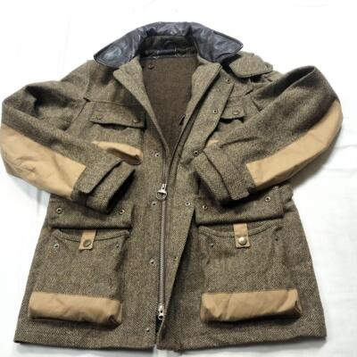 Barbour x ToKiTo Beacon Heritage Sports Jacket Size L 100% Wool