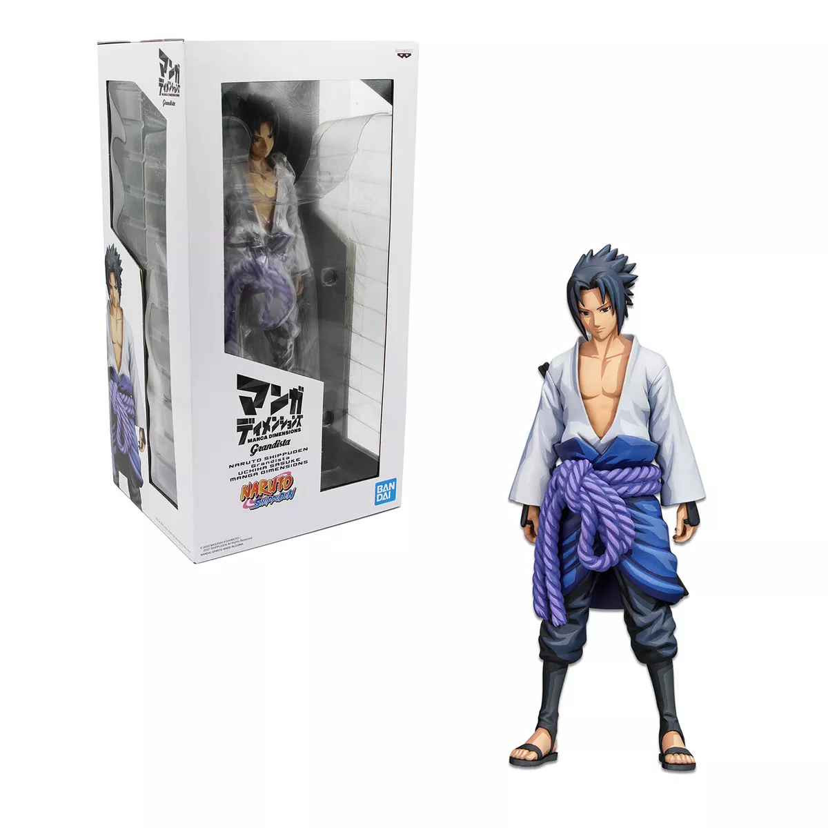 Uchiha Sasuke - Grandista Manga Dimensions - Naruto - Bandai