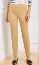 Talbots Womens Beige Chatham Ankle Pants Stretch Size 6P