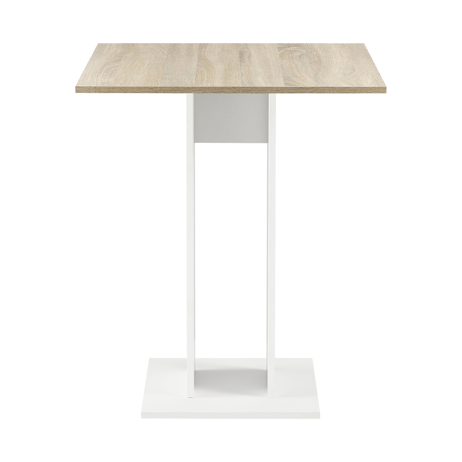 [en.casa] Esszimmertisch Esstisch Tisch Küchentisch Bürotisch 78x65x65cm Eiche