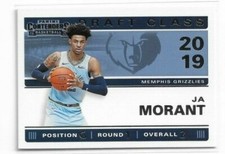 Ja Morant 2019-20 Panini Contenders Draft Class Rookie RC