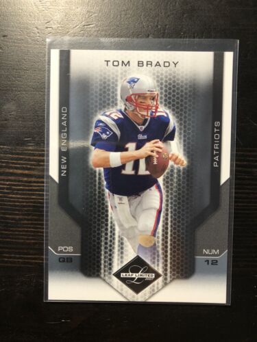 2007 Donruss Leaf Limited TOM BRADY #58 /659 New England Patriots Card PWE - Picture 1 of 3