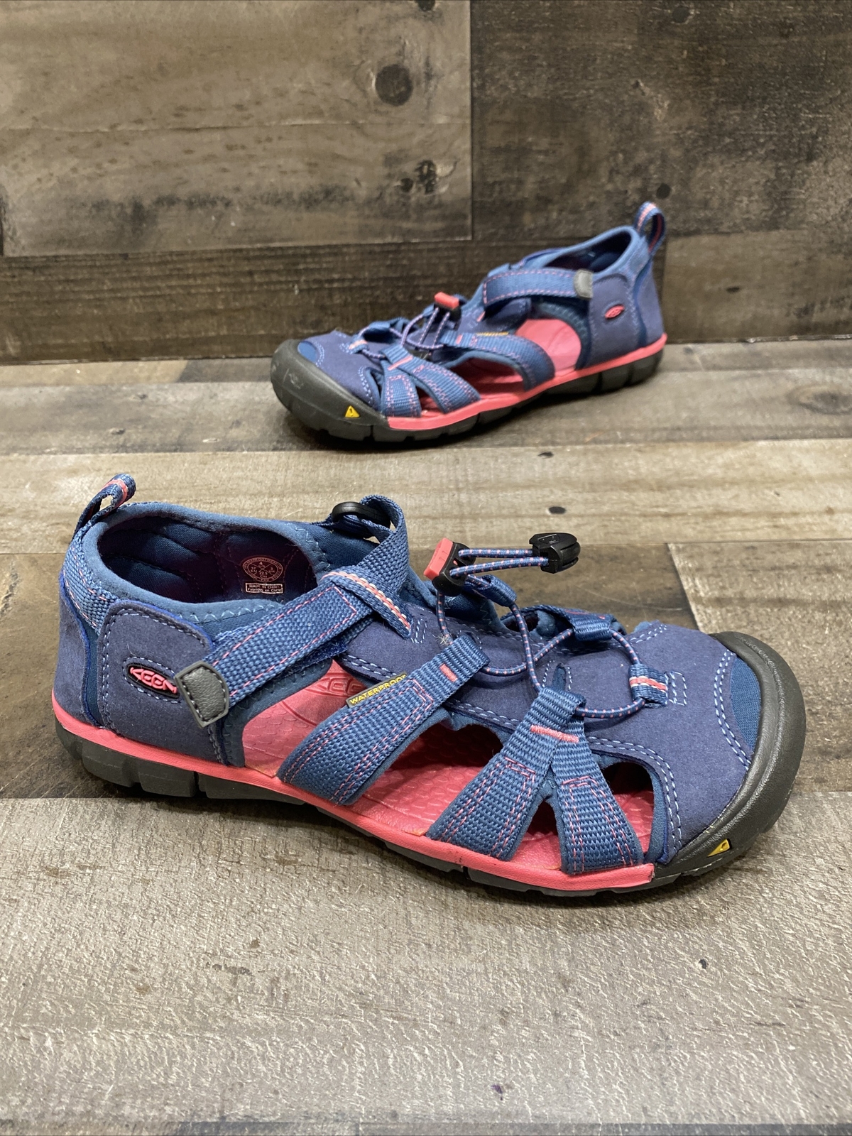 Sandali Keen impermeabili blu rosa escursionismo bambina taglia 4