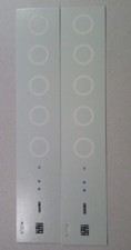 Decal 1/43 accessories white disc for tires mm 10/13 Lancia logos 1930s-1960s