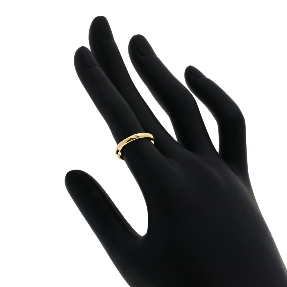 カルティエ　リング　K18 ダイヤモンド1P イエローゴールド　49 CARTIER カルティエ アニバーサリー 1P ダイヤモンド #49 リング