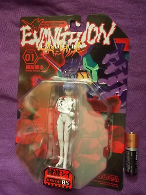   SEALED KAIYODO EVANGELION REI AYANAMI FIGUR 4,5'' 11,5cm ANIME   UK