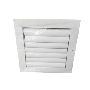 Curved Blade One Way Supply Ceiling Register Grille 8 X 8