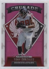 2021 Panini Rookies & Stars Crusade Pink Prizm /75 Tony Gonzalez #CR-19 HOF ms9
