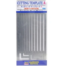 Hasegawa TP5 Trytool Cutting Template Set A (Straight Parallel Widths)