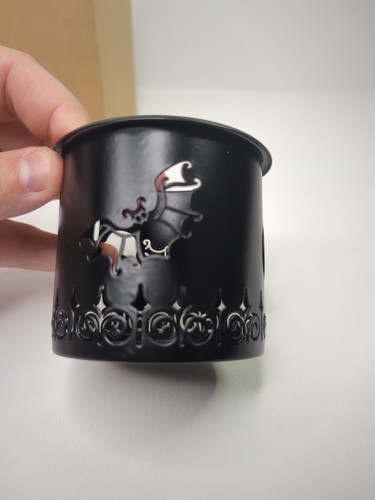 Partylite Spooky Shadows Tealight Candle Holder Halloween P91357 Trick Or Treat - Picture 4 of 5