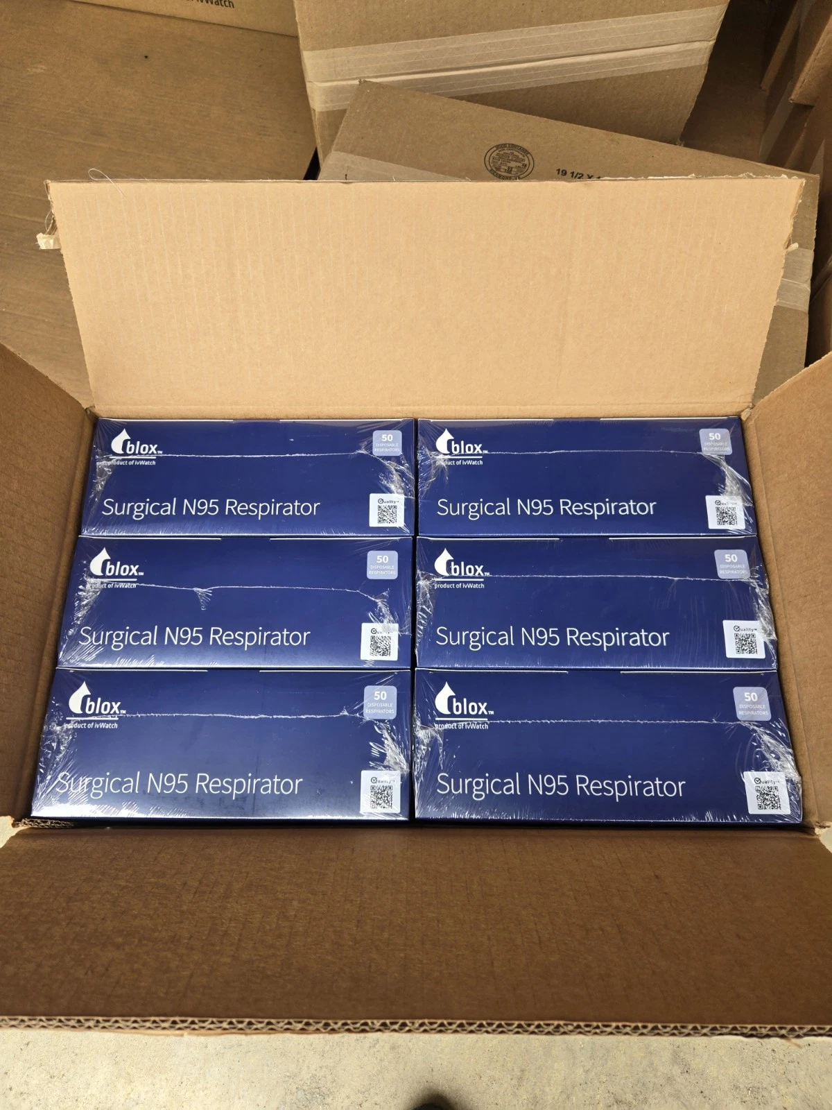 300 Blox Surgical N95 Respirator Disposable Facemask Made In USA Dust Carpenter
Opens in a new windo