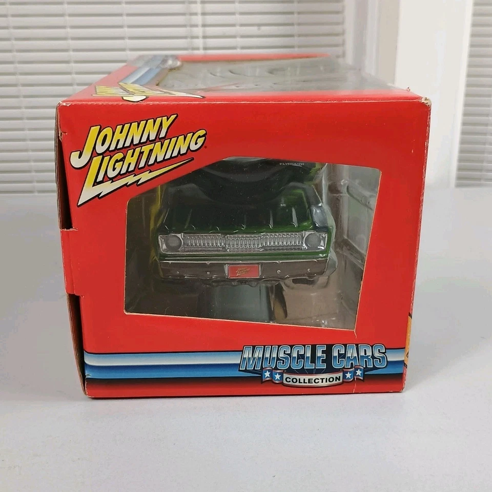 Plymouth Duster 340 1971 Johnny Lightning #51105D verde escala 1:24 diecast ¡Nuevo! Foto 4 de 4