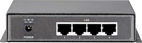 Level One GEP-0520 4-portowy gigabitowy PoE z 1-portowym przełącznikiem biurkowym (w tym Power Ada - Zdjęcie 5 z 8
