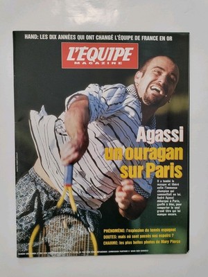 ANDRE AGASSI / ROLAND GARROS 1995 / Das Team Magazin Nr. 689 vom 27.5.1995