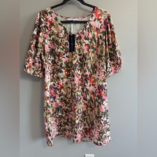 NWT Michelle McDowell Colorful Camouflage Lennox Dress Boutique size Large