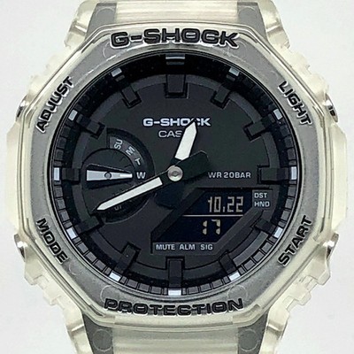 G SHOCK CASIO Wristwatch GA 2100SKE 7A Skeleton Series Octagon Case Casioak Anal