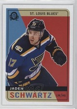 2017-18 O-Pee-Chee Retro Blank Back Jaden Schwartz #161 0c3
