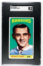 1964 TOPPS Jacques Plante #68 SGC 8 NM MT