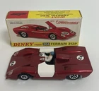 Vintage Dinky Toys 204 Ferrari 312P Speedwheels Red & White In Original Box