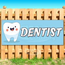 DENTIST Advertising Teeth Healthy Care Vinyl Banner Flag Sign USA SB10449