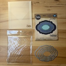 SIZZIX 5 Thinlits Dies Stacked Baroque Tim Holtz Alterations 662693 Paper Craft