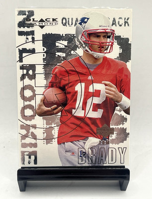 2000 Upper Deck Black Diamond NFL Rookie Tom Brady New England Patriots #126
