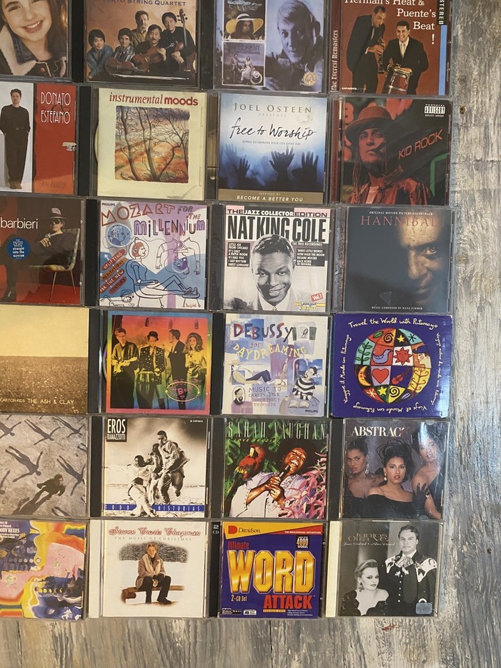 40 Assorted CDs Mix All Genres Wholesale Bulk Lot new sealed & used (2 ...