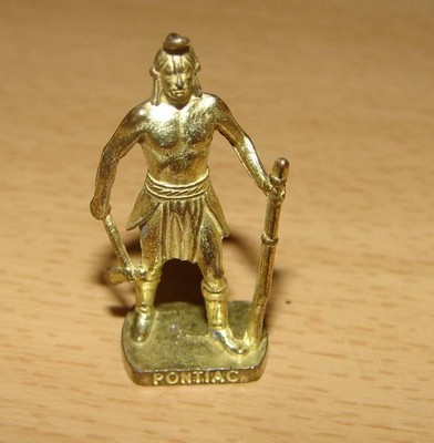 KINDER K94 NR.111 METALL BERÜHMTE INDIANER-HÄUPTLIGE II - PONTIAC