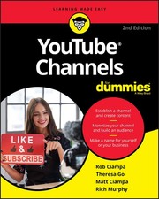 YouTube Channels For Dummies (For Dummies (Computer/Tech)) - paperback Ciamp...