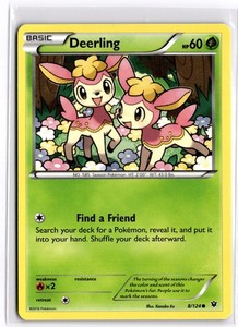 Deerling 8/124 Fates Collide Common Pokémon Card