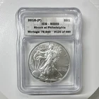 Philadelphia 2015(P) American Silver Eagle $1 1 oz .999 ICG MS69