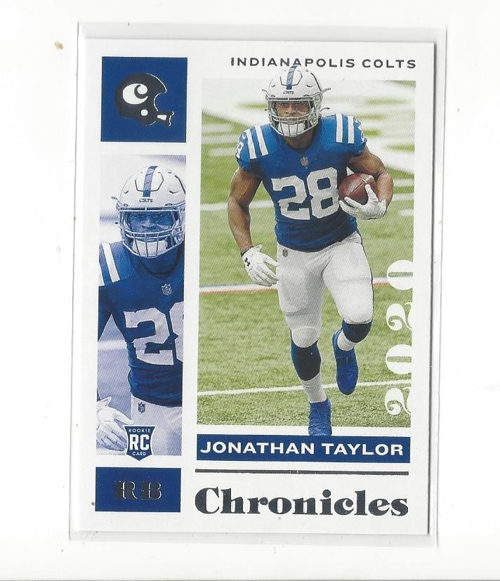 2020 Panini Chronicles #42 Jonathan Taylor RC Rookie Colts