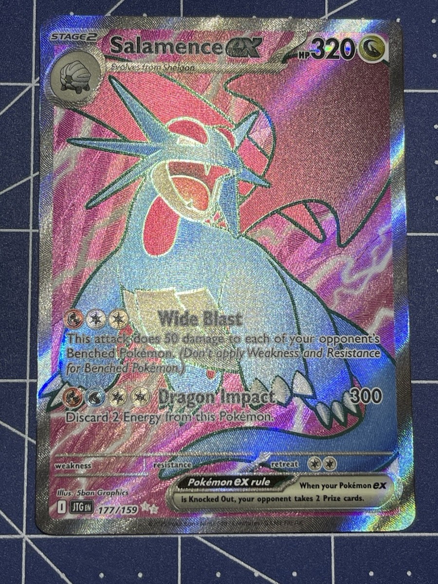 Pokemon Salamence ex 177/159 Sv09: Journey Together Holo NM | eBay
