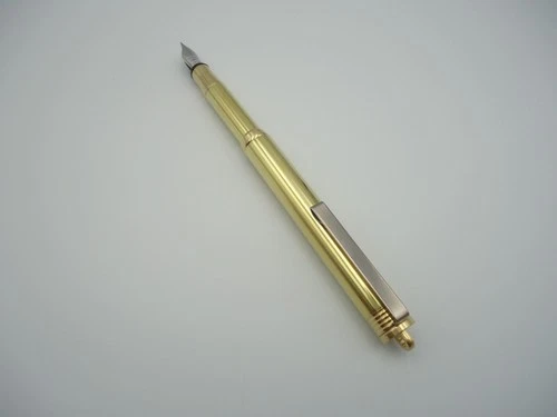 TRAVELER'S COMPANY Solid Brass Fountain Pen Fine Nib Made in Japan New image 15