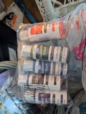 FolkArt Chalkboard Paint 5 2oz Bottles. Purple, Brown, Blue, Olive, Orange