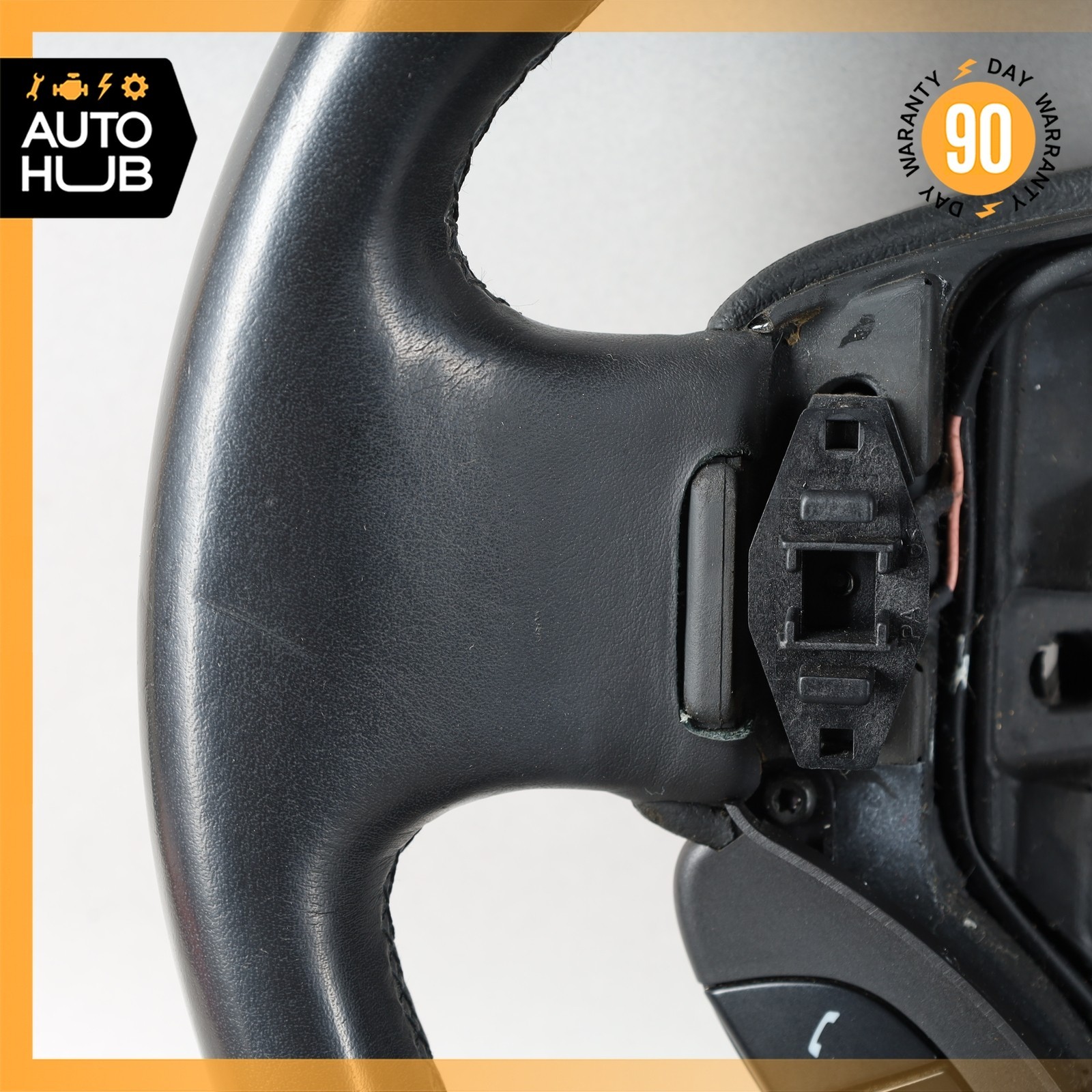 05-07 Aston Martin DB9 Steering Wheel Black 4G433600AB OEM 34k