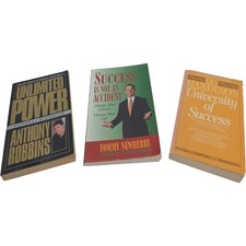 Unlimited Power Success Is Not an Accident University of Success Books Lot of 3