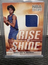 2023-24 NBA Hoops Rise N Shine Dereck Lively II RC Patch Dallas Mavericks