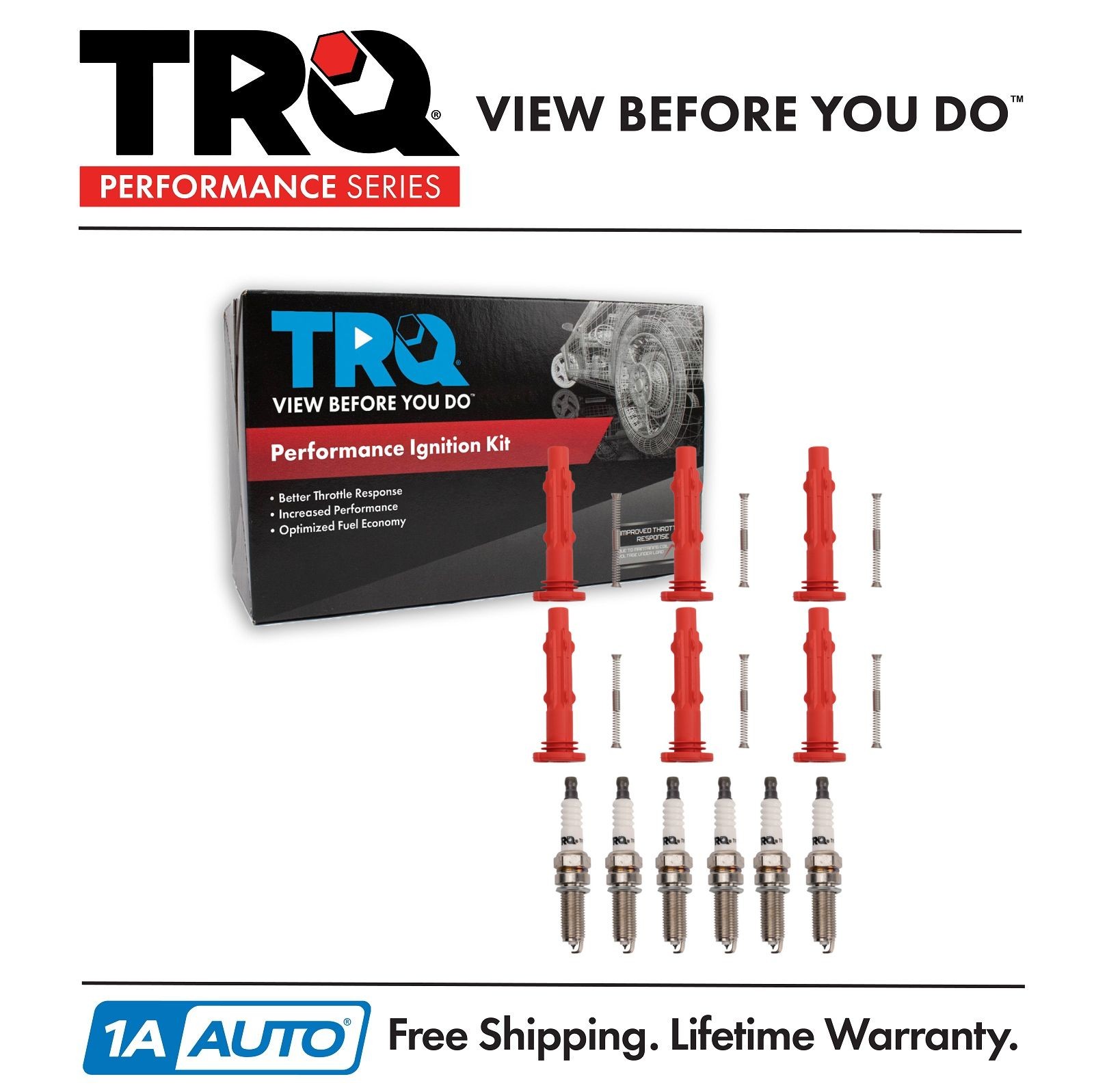 TRQ Performance Ignition Kit Red For Dodge Freightliner Mercedes-Benz