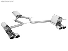 Fox Duplex Komplettanlage Mercedes E-Klasse W211 E200 Limo je 2x106x71mm oval