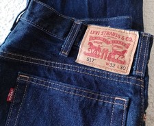 Levi's 517 0217 red tab bootcut jeans *size 32W x 30L* MEASURED NEW Levi Strauss