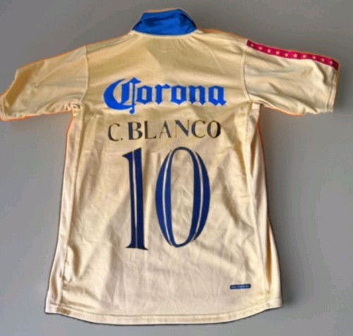 Club America Aguilas CUAUHTEMOC BLANCO Rare Club World Cup Jersey Medium 🎉 - Picture 3 of 3