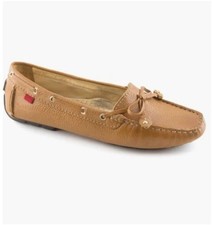 NEW Marc Joseph New York Women's Diana St Loafer Pebble Cognac Leather Size 11