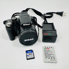 Nikon Coolpix P90 Digital Camera (12MP, 24x Opt Zoom) w/ 2GB SD Memory WORKS